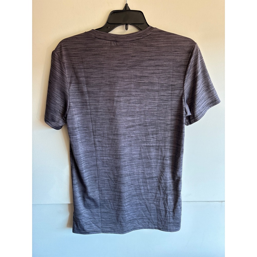 Gymshark Training T-Shirt Gray Striped Athletic Gym ActivewearWorkout Mens Small - Picture 6 of 6